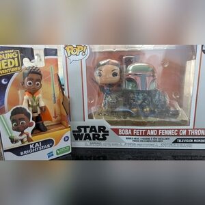 Funko Star Wars Boba Fett & Fennec Pop Figure & Kai BrightStar Action Figure